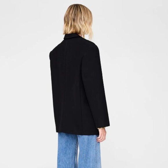 ANINE BING Quinn Single-Breasted Wool Blazer - Picture 2 of 5